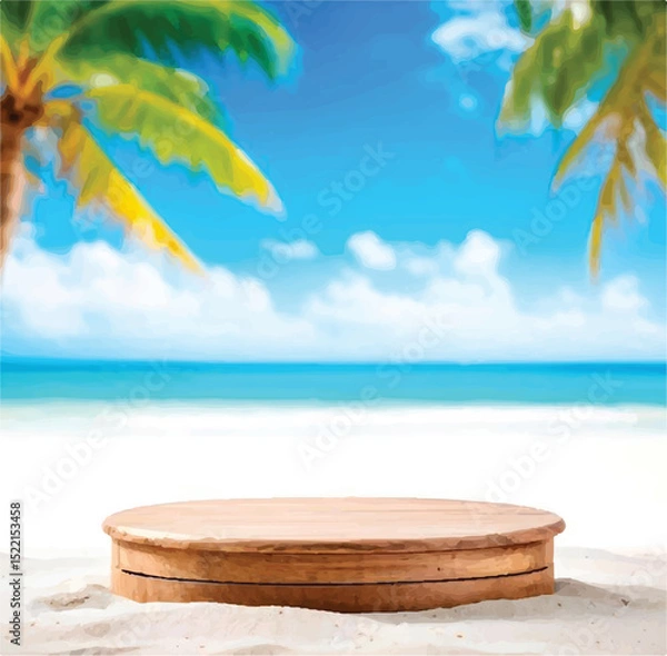 Obraz Seamless Summer Background Pattern – Free for Personal Use - Modern Summer Background with Tropical Leaves – Free Design File - Bright and Colorful Summer Vector Background – Free Download