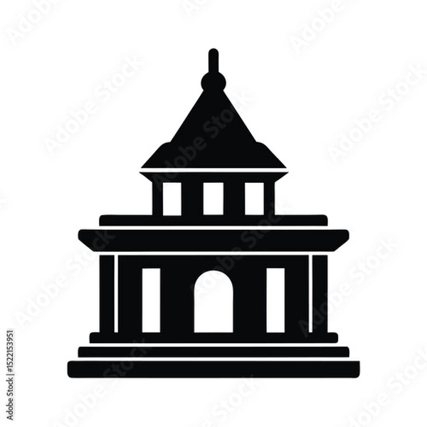 Fototapeta Thermometer Icon Vector Flat and Clean Look