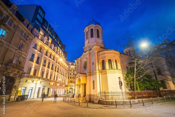 Obraz Bucharest city skyline, cityscape of Romania