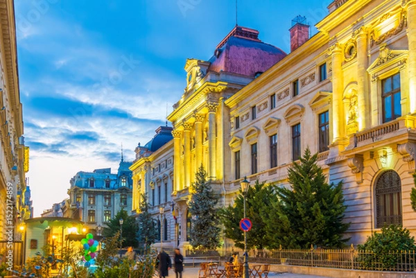 Obraz Bucharest city skyline, cityscape of Romania