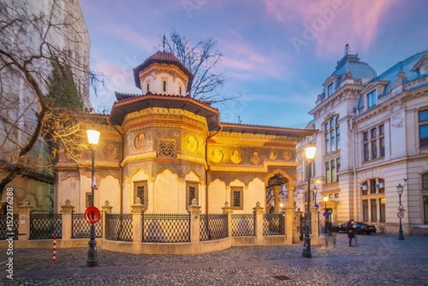 Obraz Bucharest city skyline, cityscape of Romania