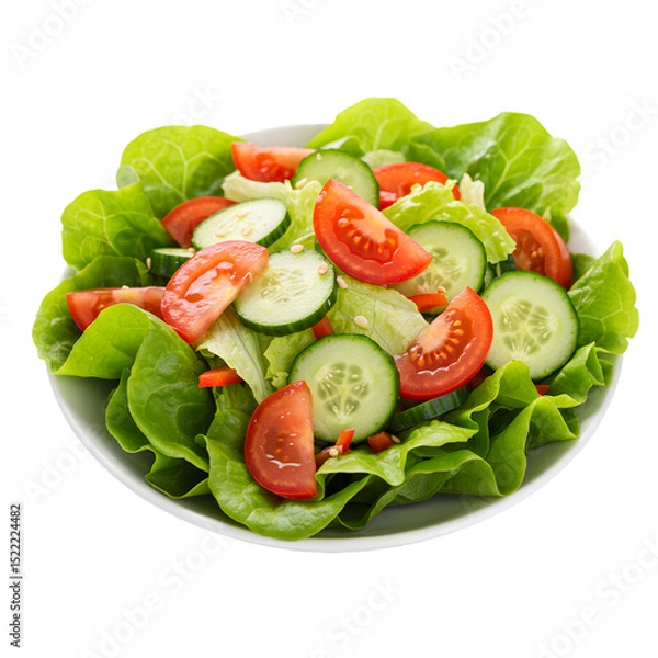 Obraz Fresh Garden Salad transparent background