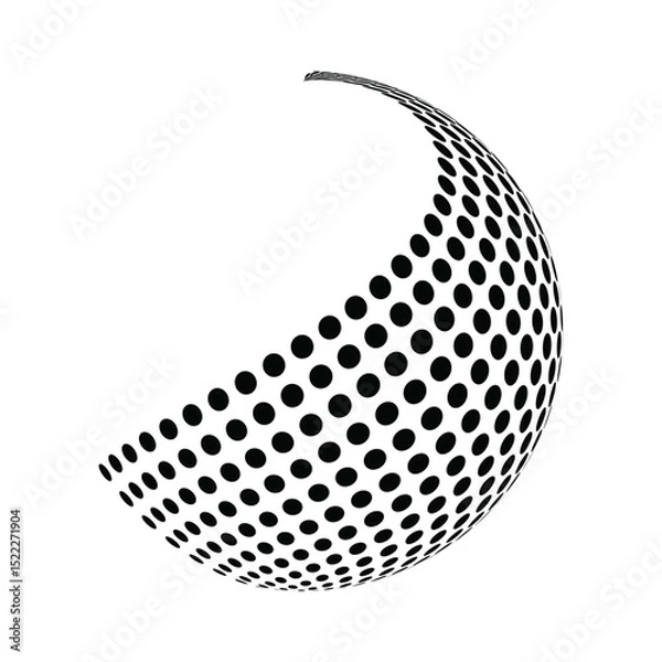 Fototapeta halftone texture pattern background 3d 