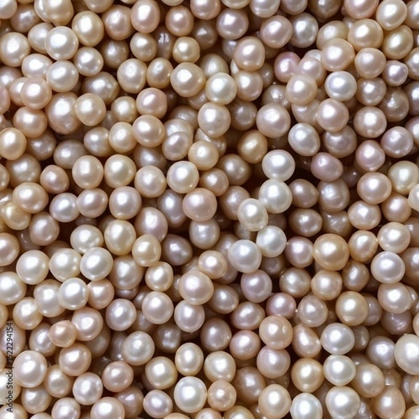 Obraz たくさんのポテト型淡水パール