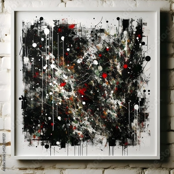 Fototapeta Chaotic Splatter Canvas  