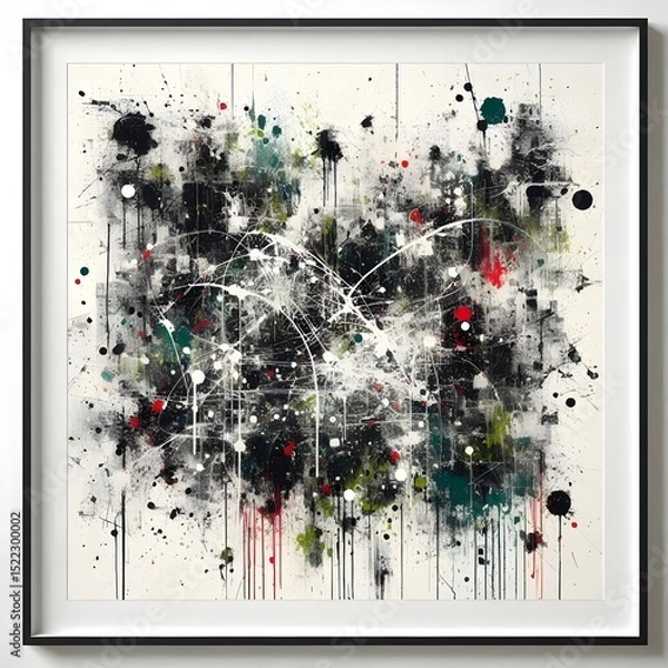 Fototapeta Chaotic Splatter Canvas  