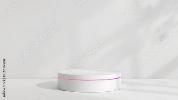 Obraz Minimal Product Display with Rainbow Light