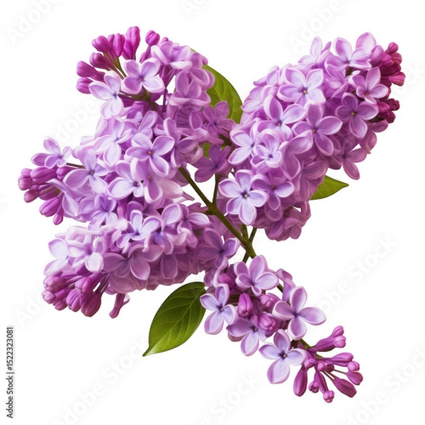 Obraz Lilac blossoms on a black background