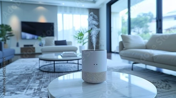 Fototapeta Enhancing clean living with ai the future of smart home air purification in modern environments