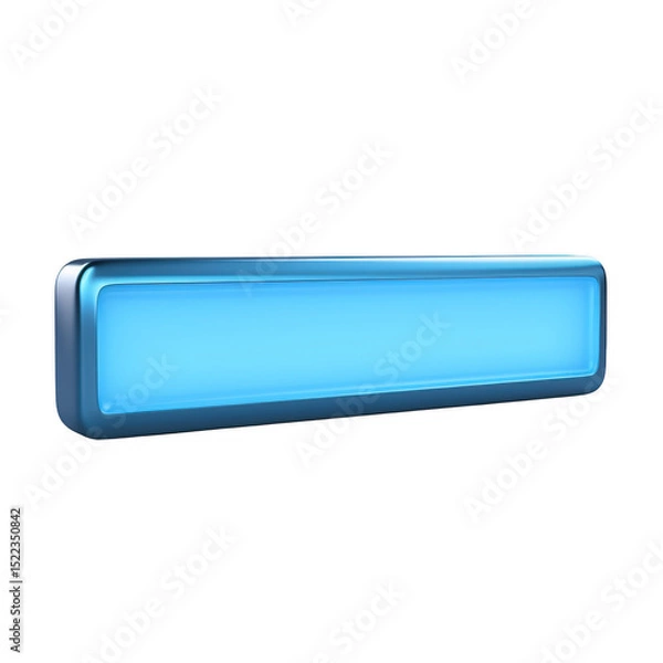 Obraz Illuminated rectangle on a black background