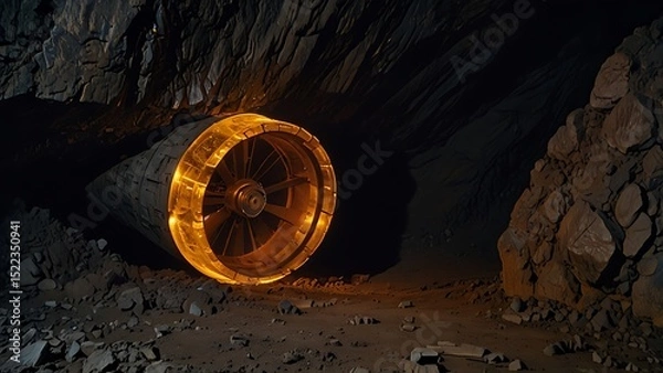 Obraz inside of a cave