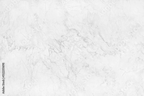 Fototapeta White marble texture abstract background pattern with high resolution
