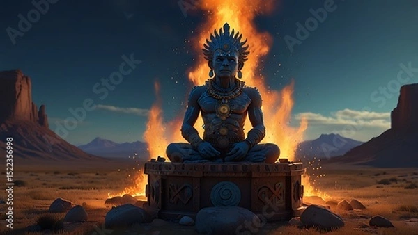 Obraz statue of buddha