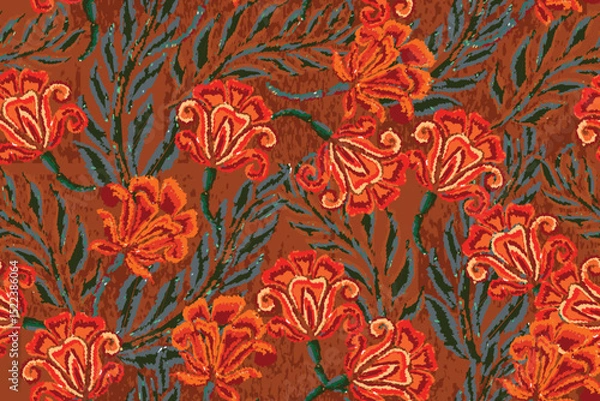 Fototapeta abstract floral pattern