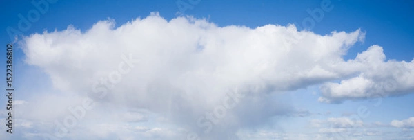 Obraz Blue Sky with Large Cumulus Cloud