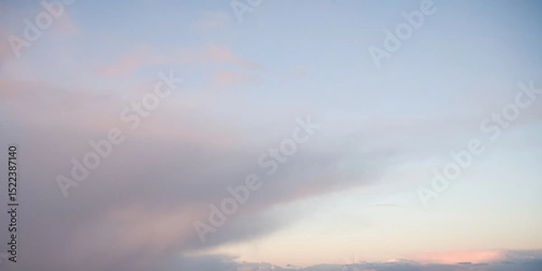 Obraz Soft Pastel Sky with Clouds