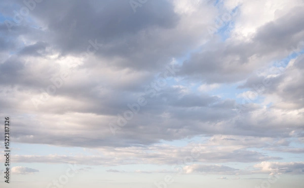 Obraz Cloudy Sky with Blue Patches