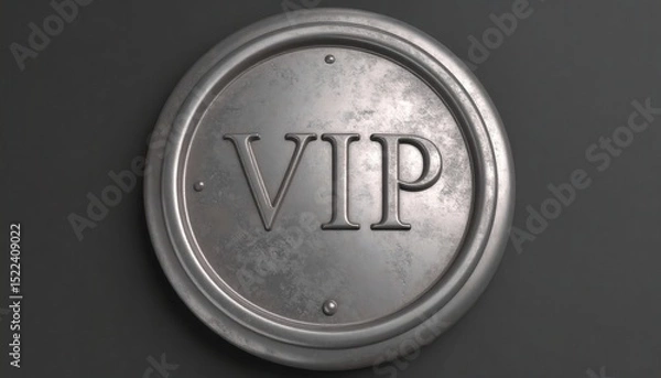 Fototapeta VIP Access Sign on a Metallic Plaque