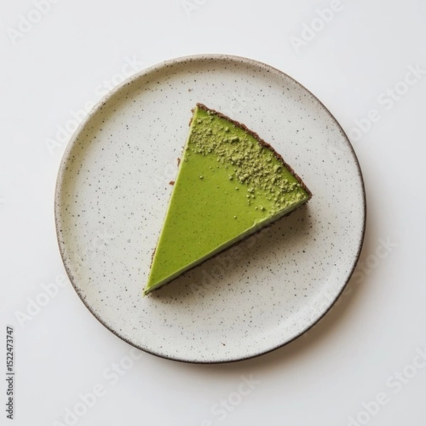 Obraz Matcha Tart Slice