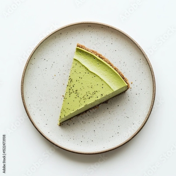 Obraz Matcha Cheesecake Slice
