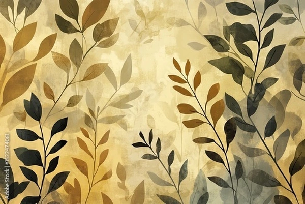 Obraz Abstract Botanical Watercolor