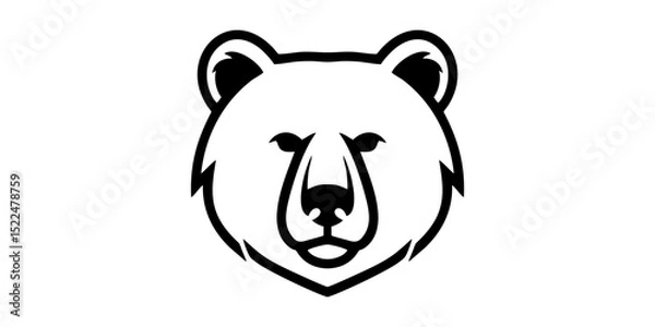 Fototapeta bear logo
