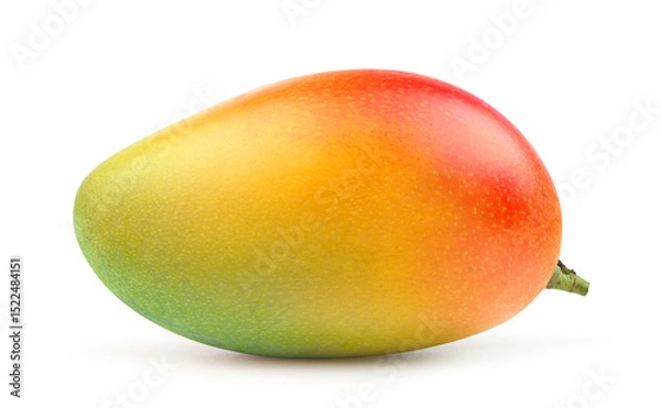 Obraz Ripe mango isolate on white background. clipping path 