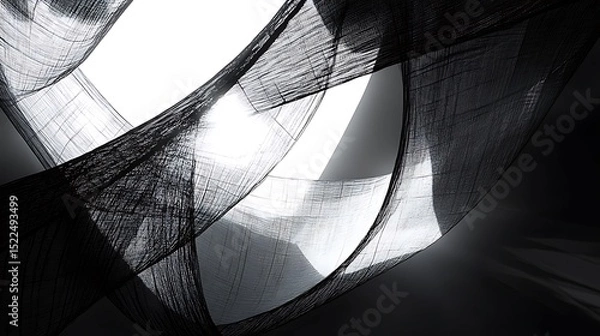 Fototapeta A Fusion of Light and Shadow in Perfect Harmony







