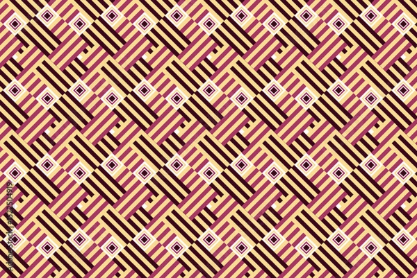 Obraz Abstract Wavy Line Seamless Pattern
