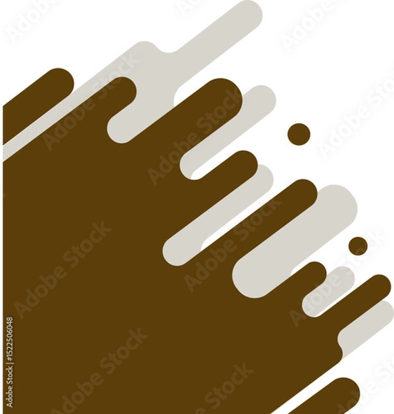 Fototapeta Abstract melt shape background