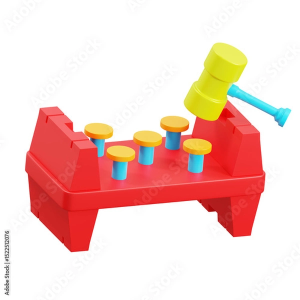 Obraz building blocks isolated on white