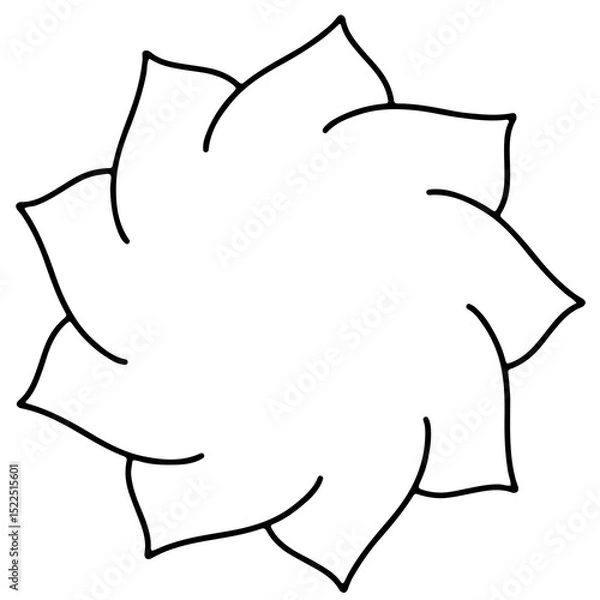 Obraz abstract floral frame