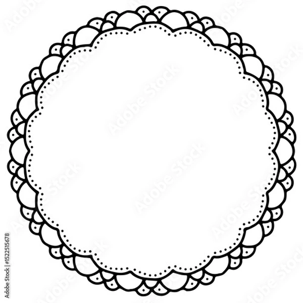 Obraz chain link frame