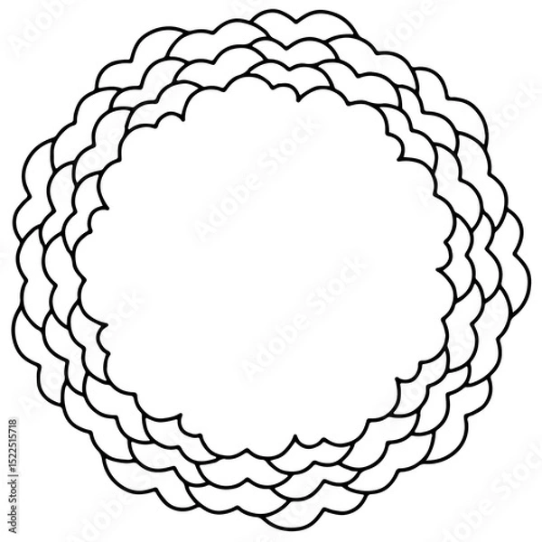 Obraz abstract circle pattern