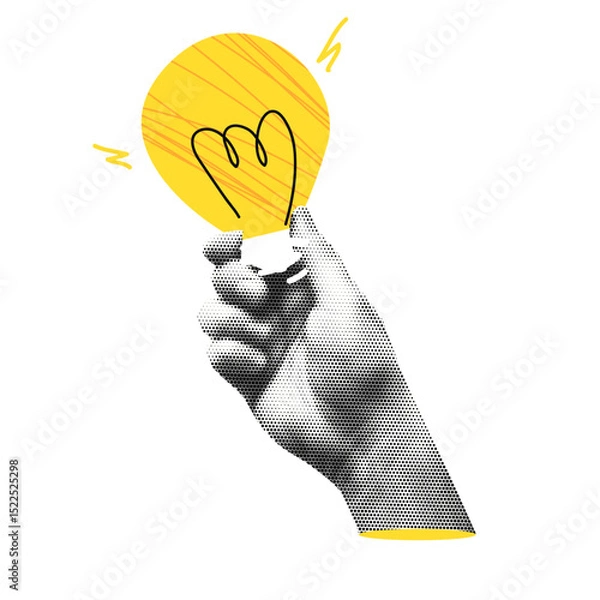 Obraz Hand Idea Collage⁠
