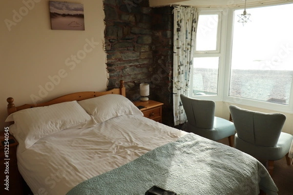 Obraz bedroom with bed