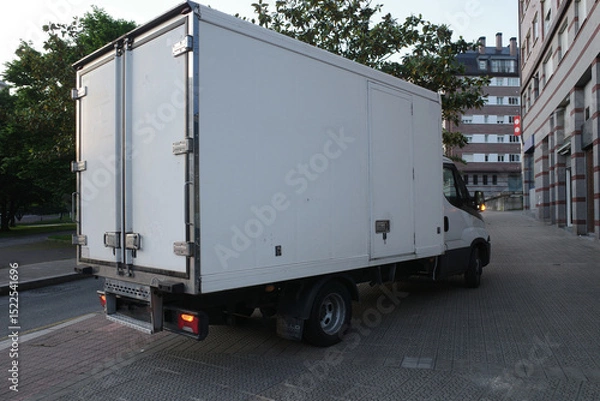 Obraz Truck on the pavement