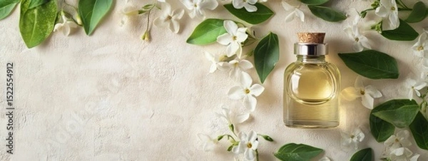 Obraz Essential jasmine oil, Generative AI,