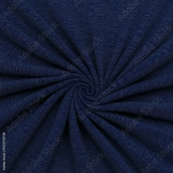 Obraz Deep blue fabric textured with visible fiber detail and pattern