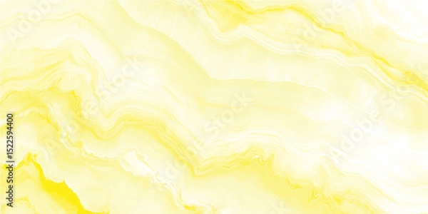 Fototapeta Mottled yellow Marble Texture Background with Soft Fluid Design and Blank Space. yellowwhite marble wall surface gray pattern graphic abstract light elegant for do floor plan ceramic counter texture t