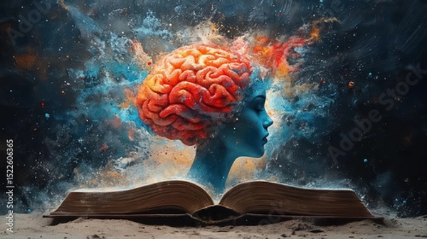 Fototapeta Education as a window to new discoveries and scientific inventions