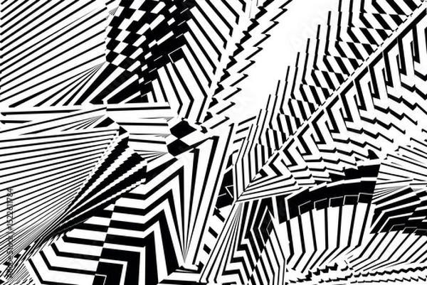 Fototapeta Основные RGB op art modern background, creative dynamic pattern, vector texture