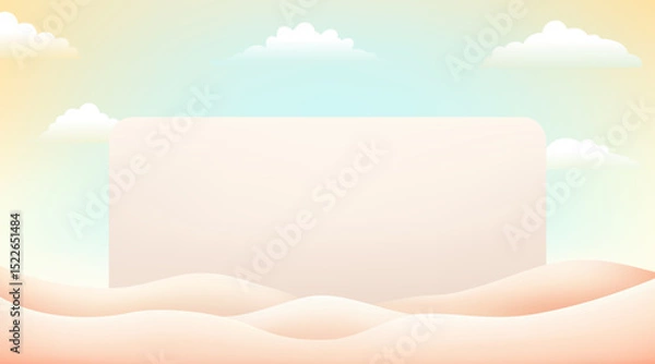 Obraz Abstract summer background, tropical beach, sea, sky and sand.
