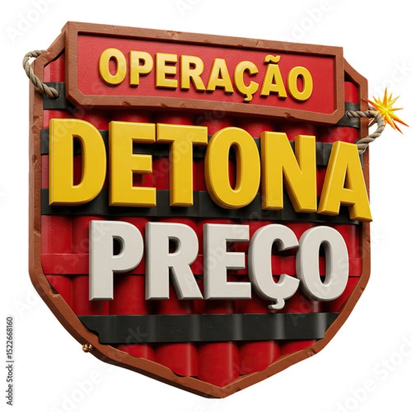 Obraz Escudo de Dinamites Operação Detona Preço 3D