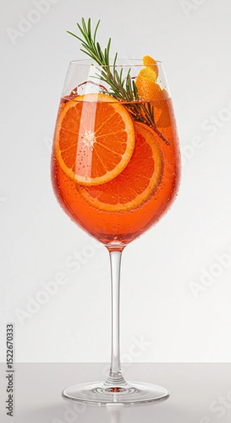 Obraz Taça de Drink Spritz com Laranja