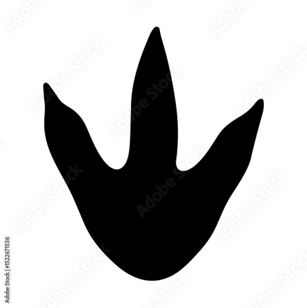 Obraz dinosaur footprint