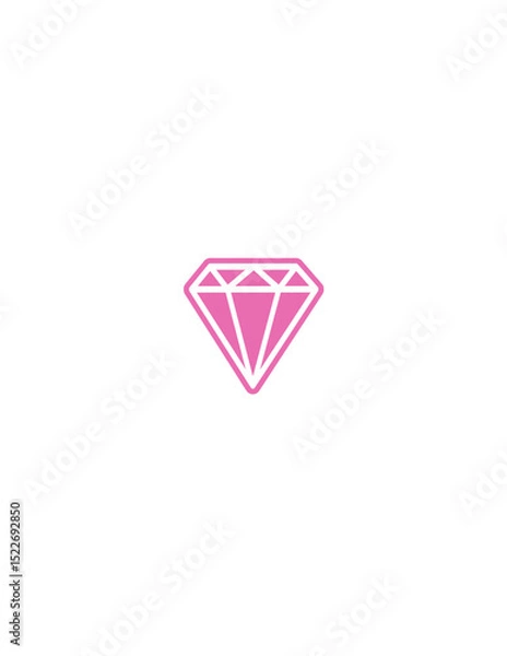 Fototapeta Layered Diamond Gemstone