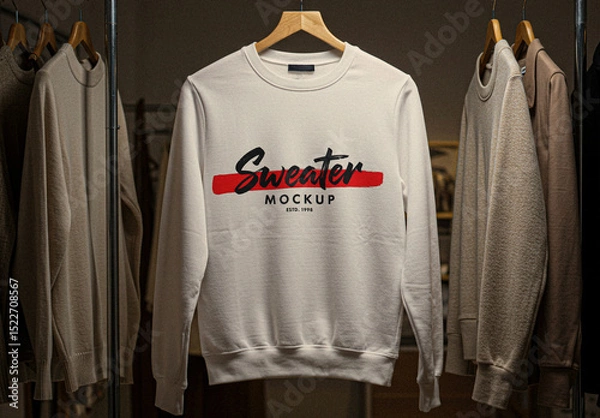 Obraz Grey Sweater Mockup