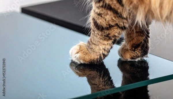 Obraz Feline foot close-up