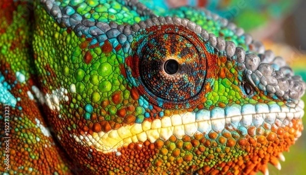 Obraz Reptile camouflage texture